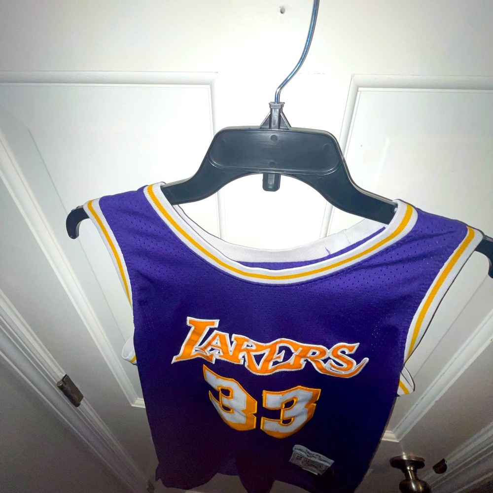 #33 Kareem Abdul-Jabbar jersey Men’s Sz M Vintage Hardwood Classics Official NBA